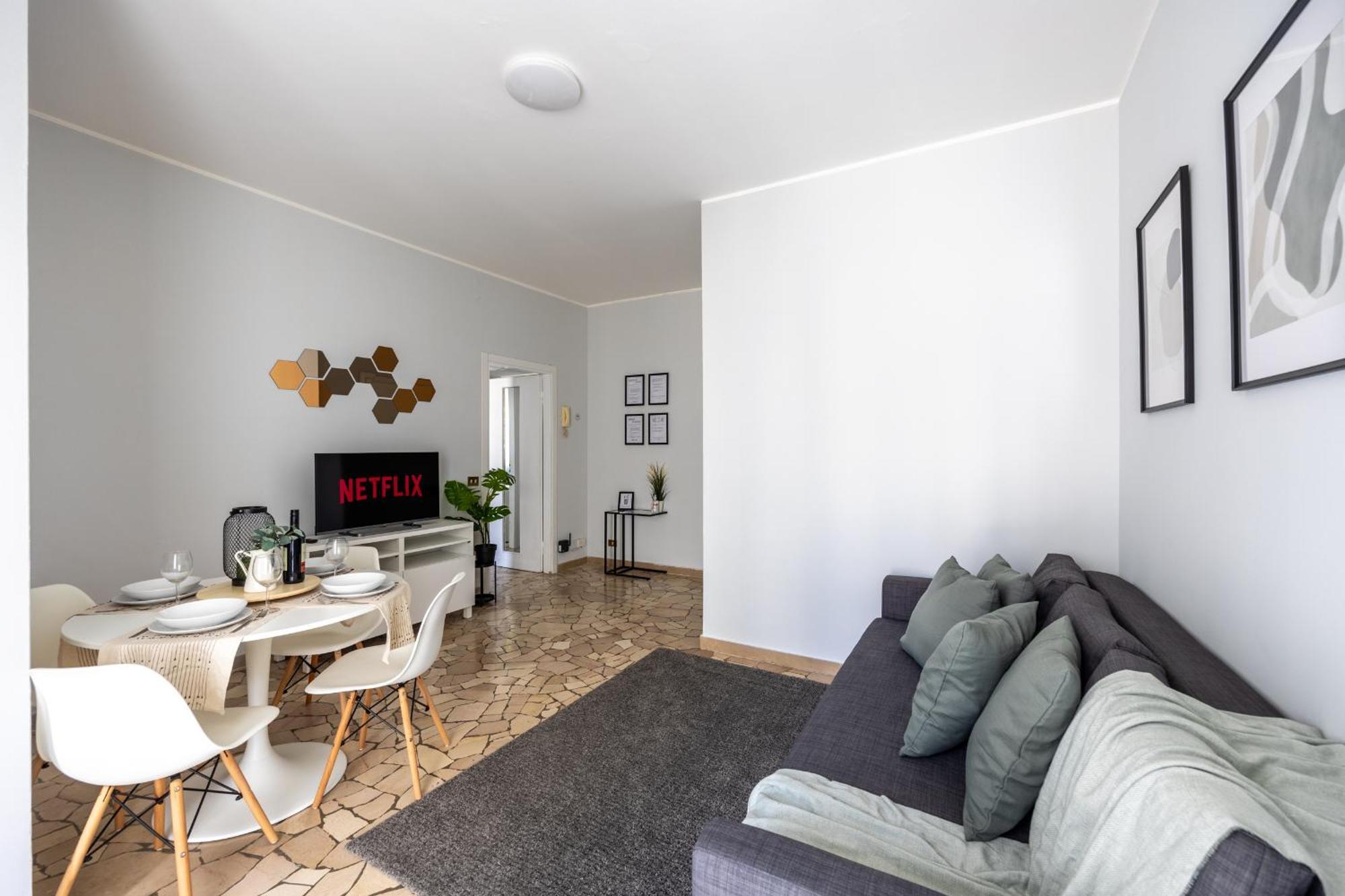 8 Min Dalla Metro Casa Elegante Con Netflix E Wifi Милан Экстерьер фото